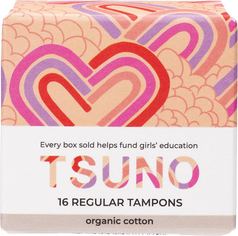 TSUNO Organic Cotton Tampons Regular