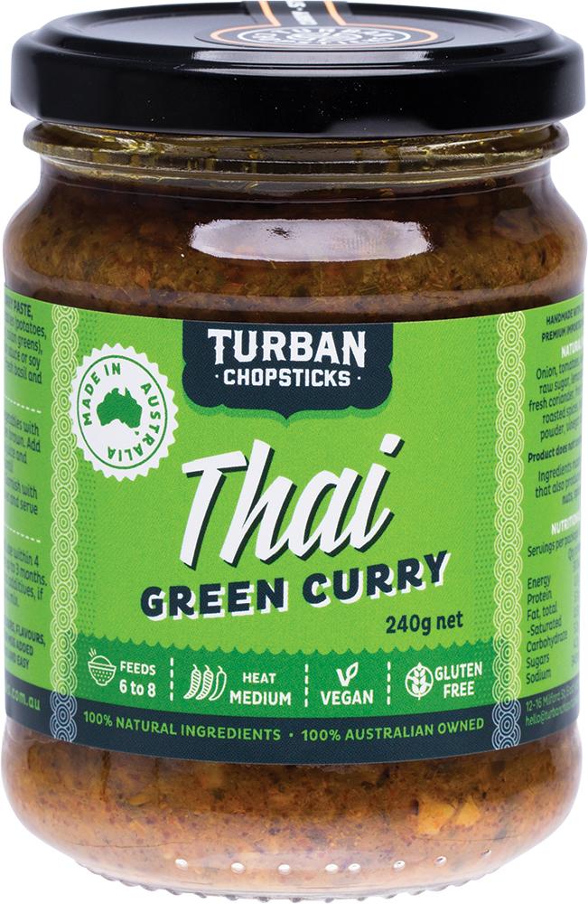 TURBAN CHOPSTICKS Curry Paste Thai Green Curry