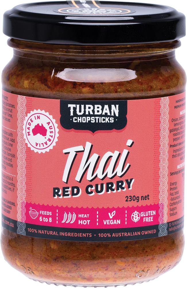 TURBAN CHOPSTICKS Curry Paste Thai Red Curry