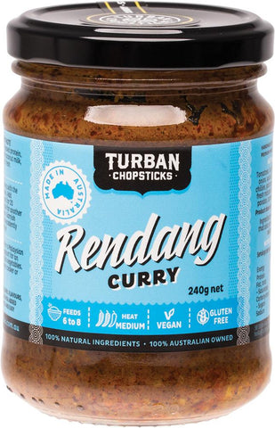 TURBAN CHOPSTICKS Curry Paste Rendang Curry