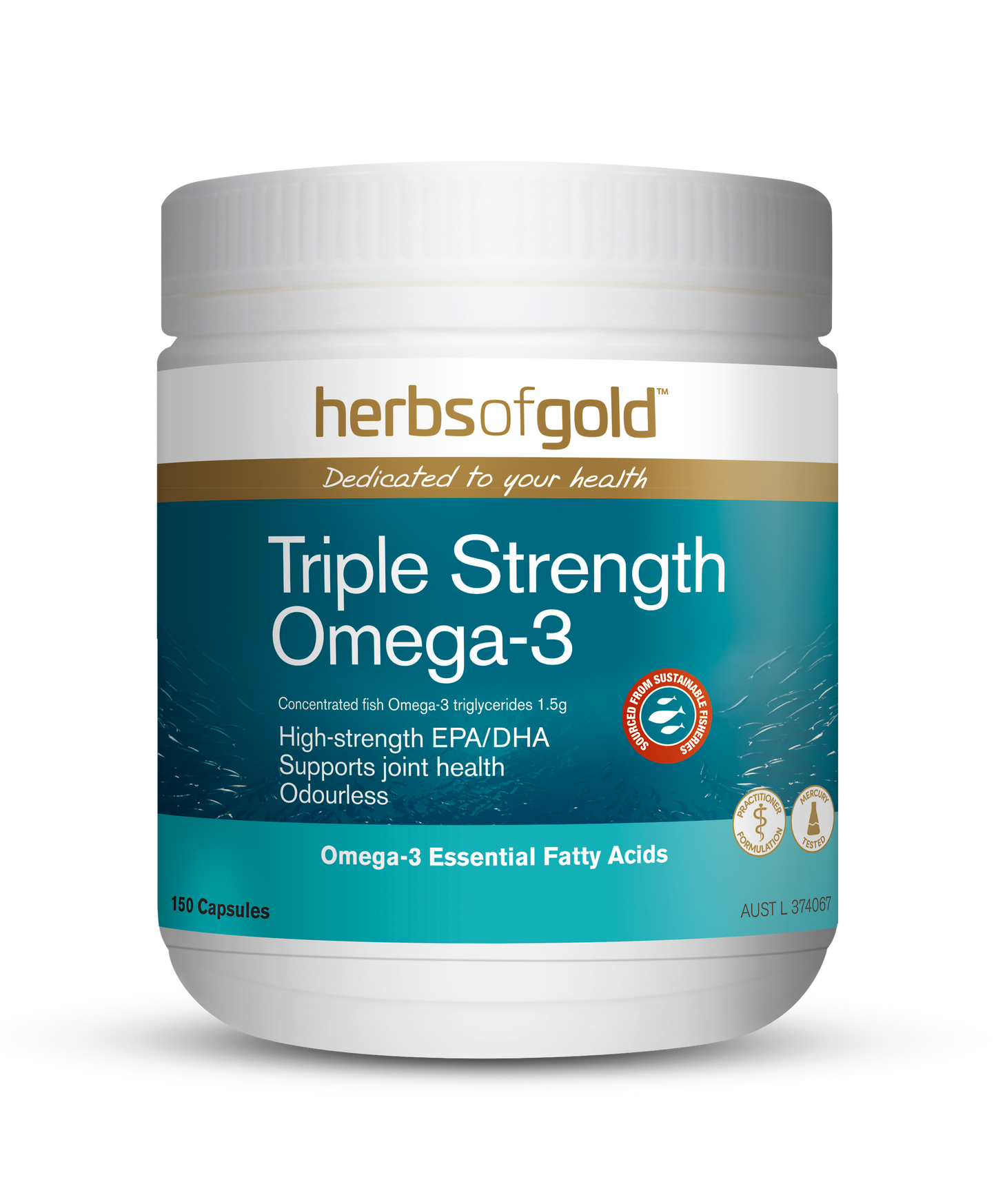 Herbs of Gold - Triple Strength Omega