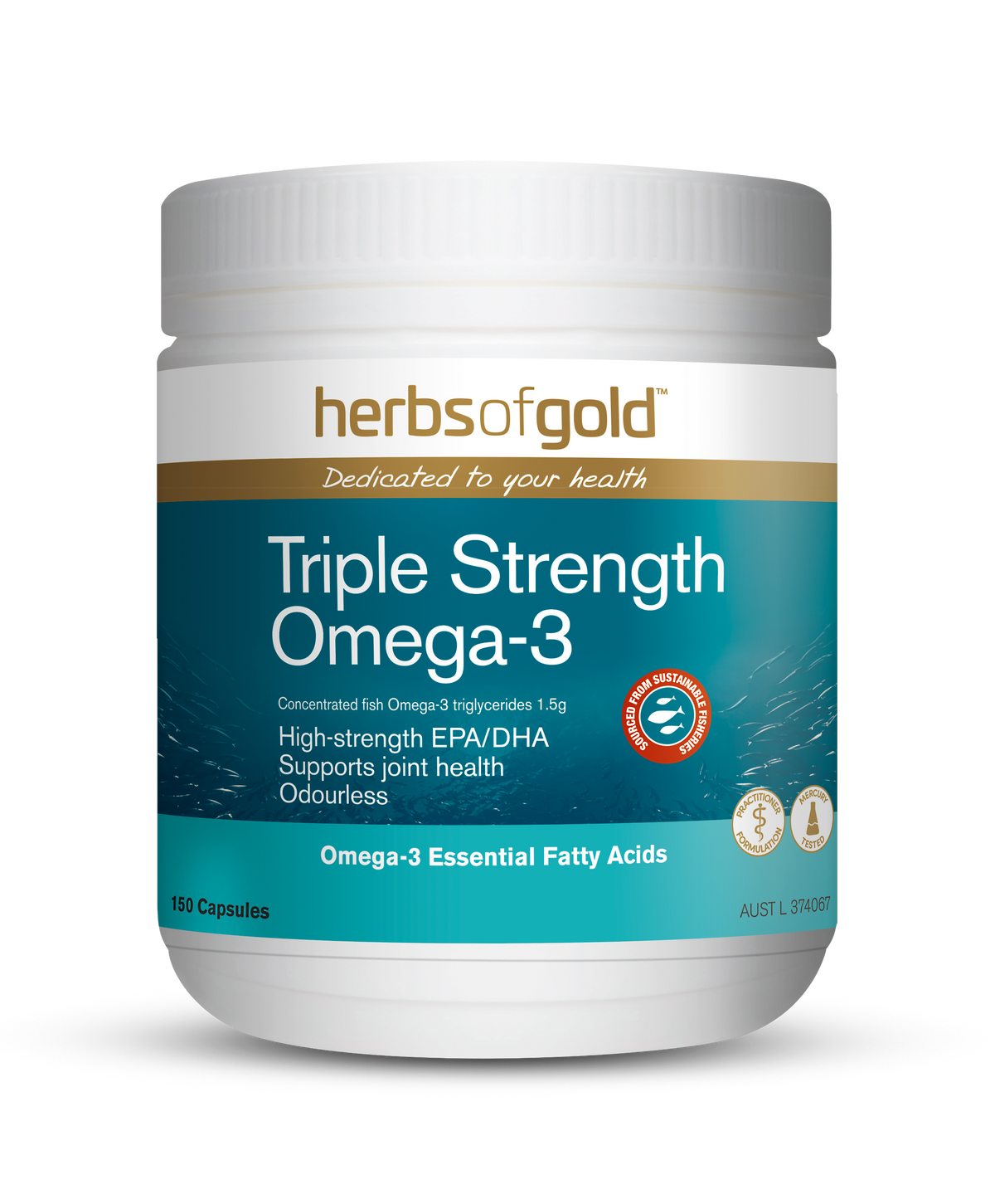 Herbs of Gold Triple Strength Omega