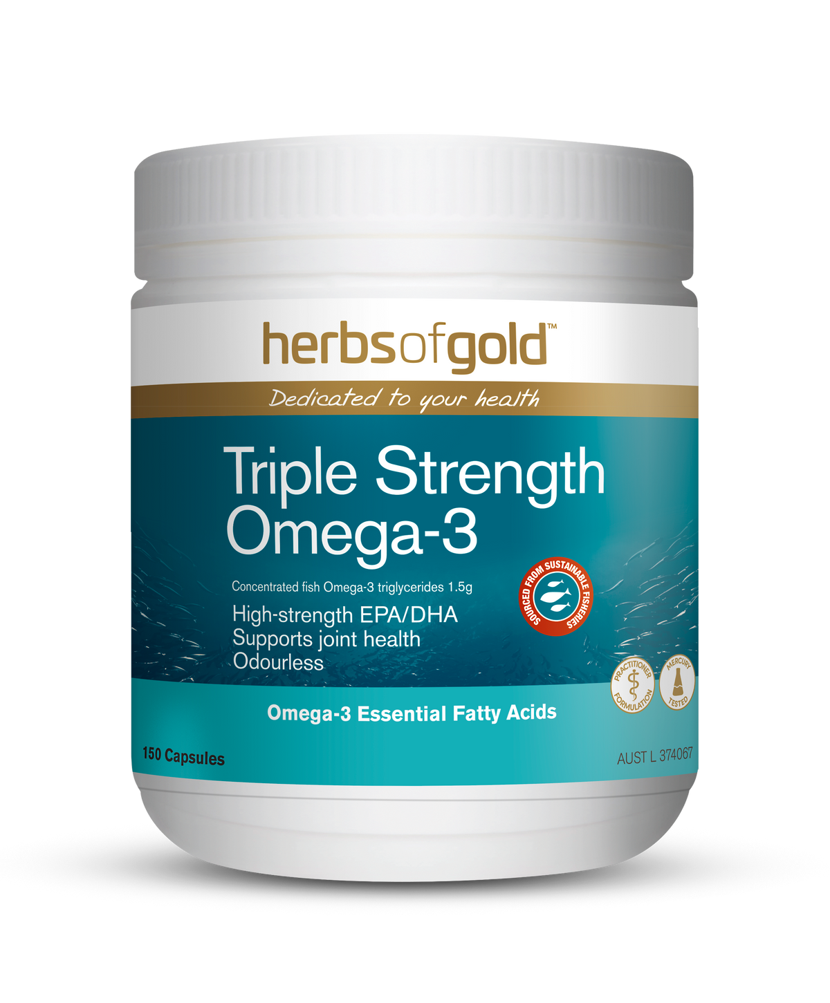 Herbs of Gold - Triple Strength Omega