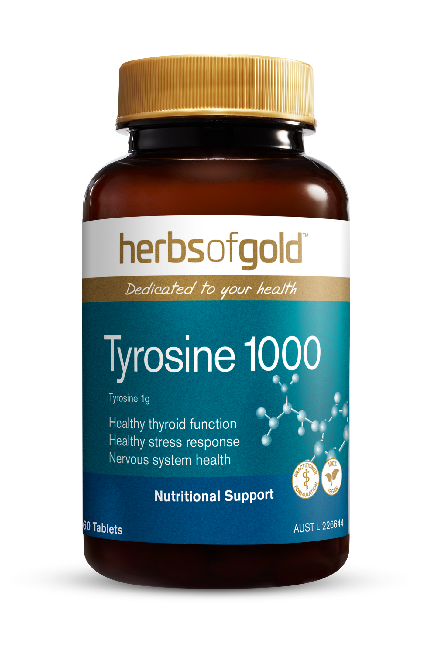 Herbs of Gold - Tyrosine 1000