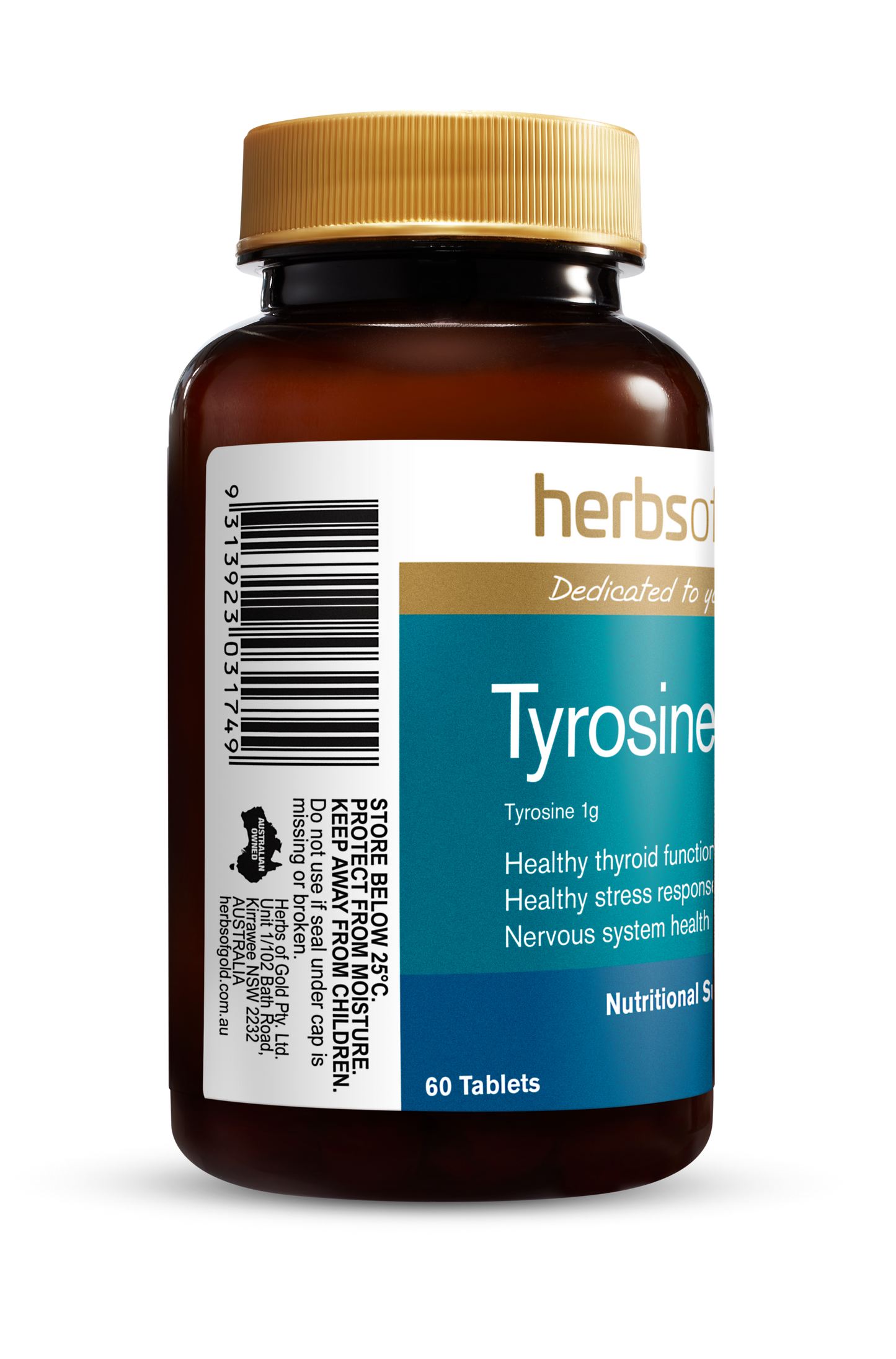Herbs of Gold - Tyrosine 1000