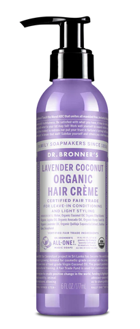 Dr Bronner's Hair Condition & Style Creme Lavender Coconut