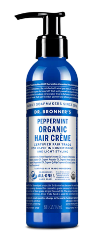 Dr Bronner's Hair Condition & Style Creme Peppermint