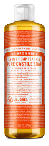 Dr Bronner's Castile Liquid Soap Tea Tree