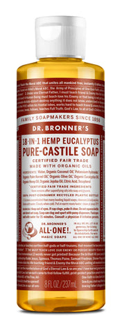 Dr Bronner's Castile Liquid Soap Eucalyptus