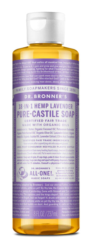 Dr Bronner's Castile Liquid Soap Lavender