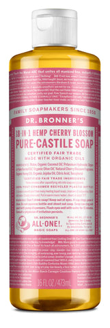 Dr Bronner's Castile Liquid Soap Cherry Blossom