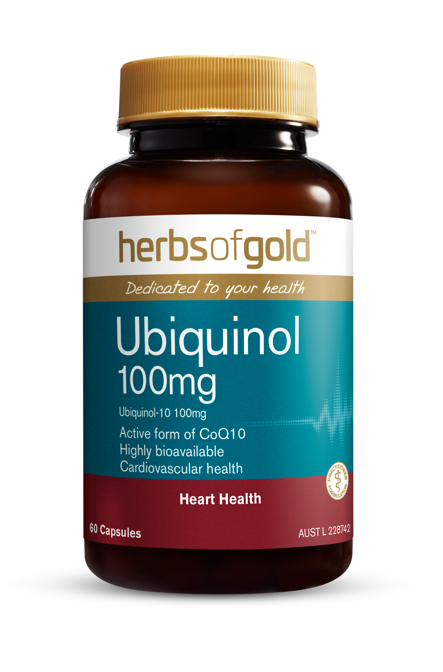 Herbs of Gold - Ubiquinol 100mg