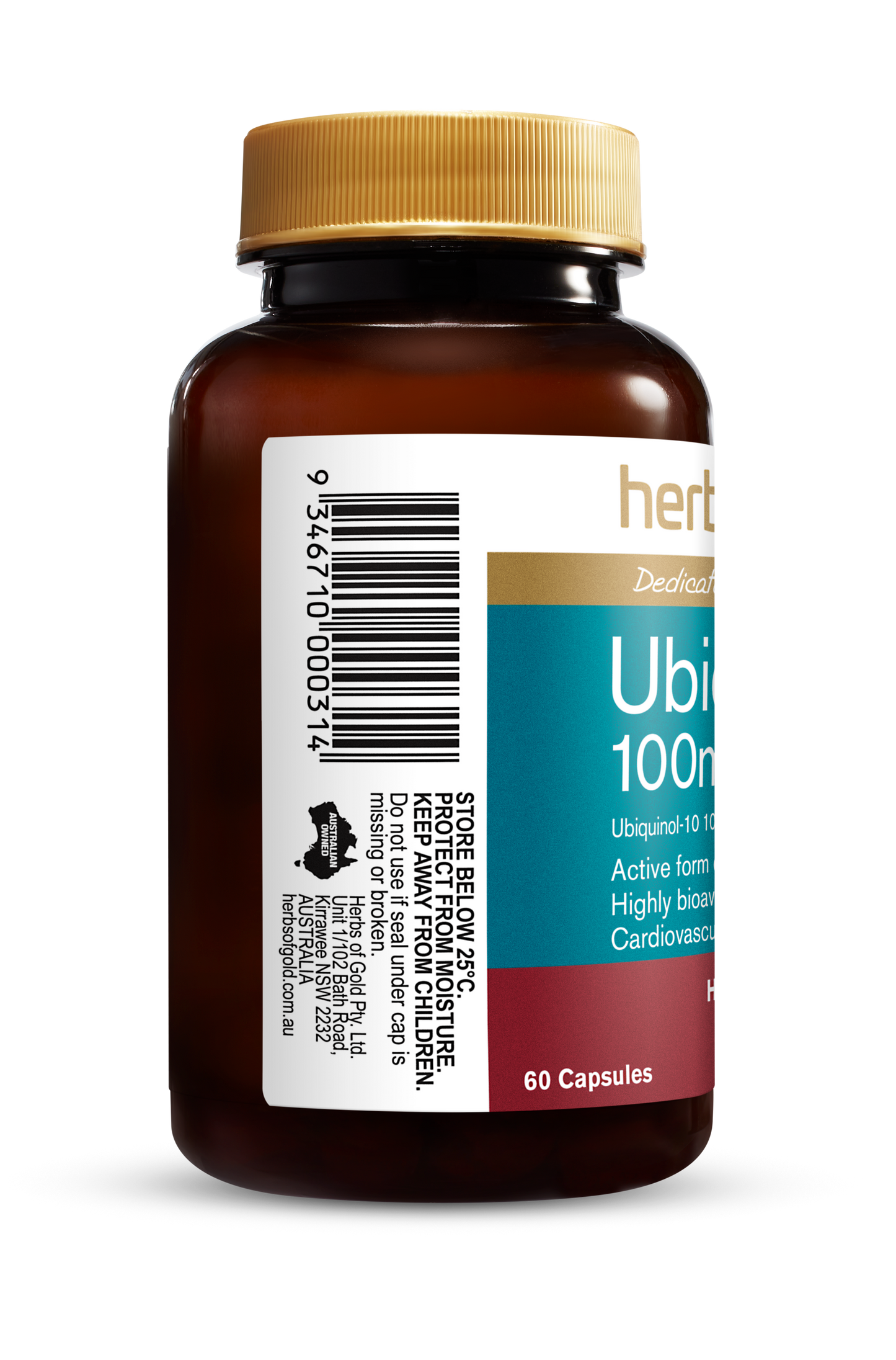 Herbs of Gold - Ubiquinol 100mg
