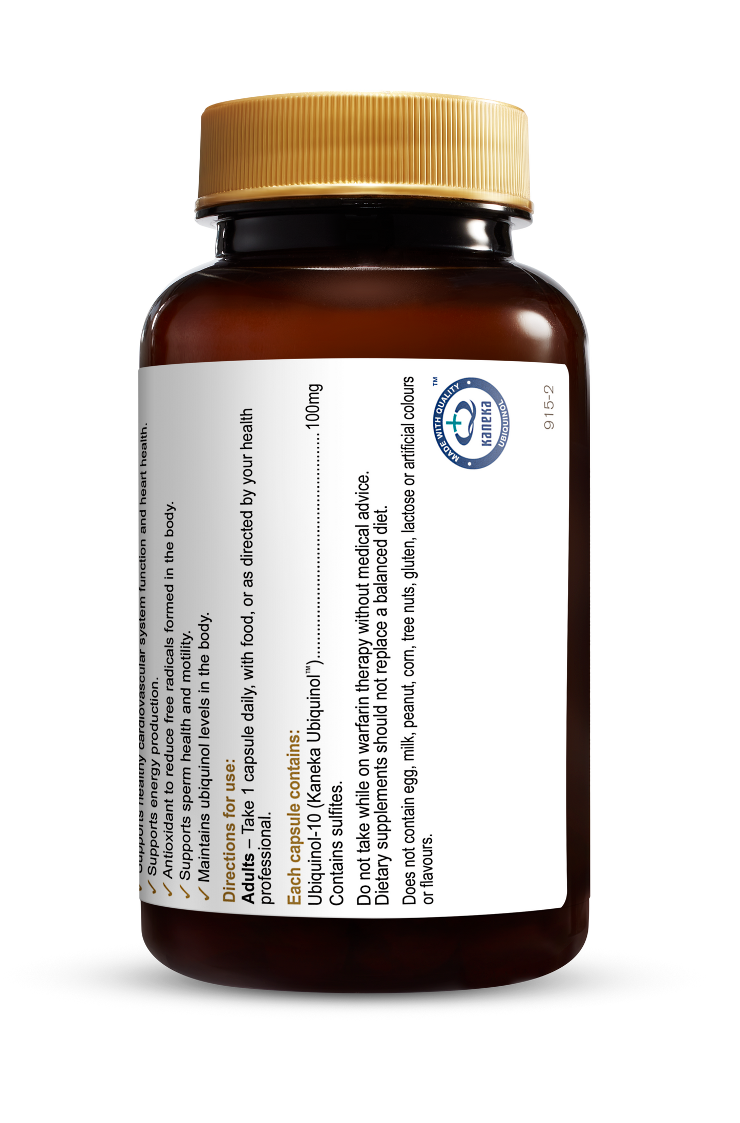 Herbs of Gold - Ubiquinol 100mg
