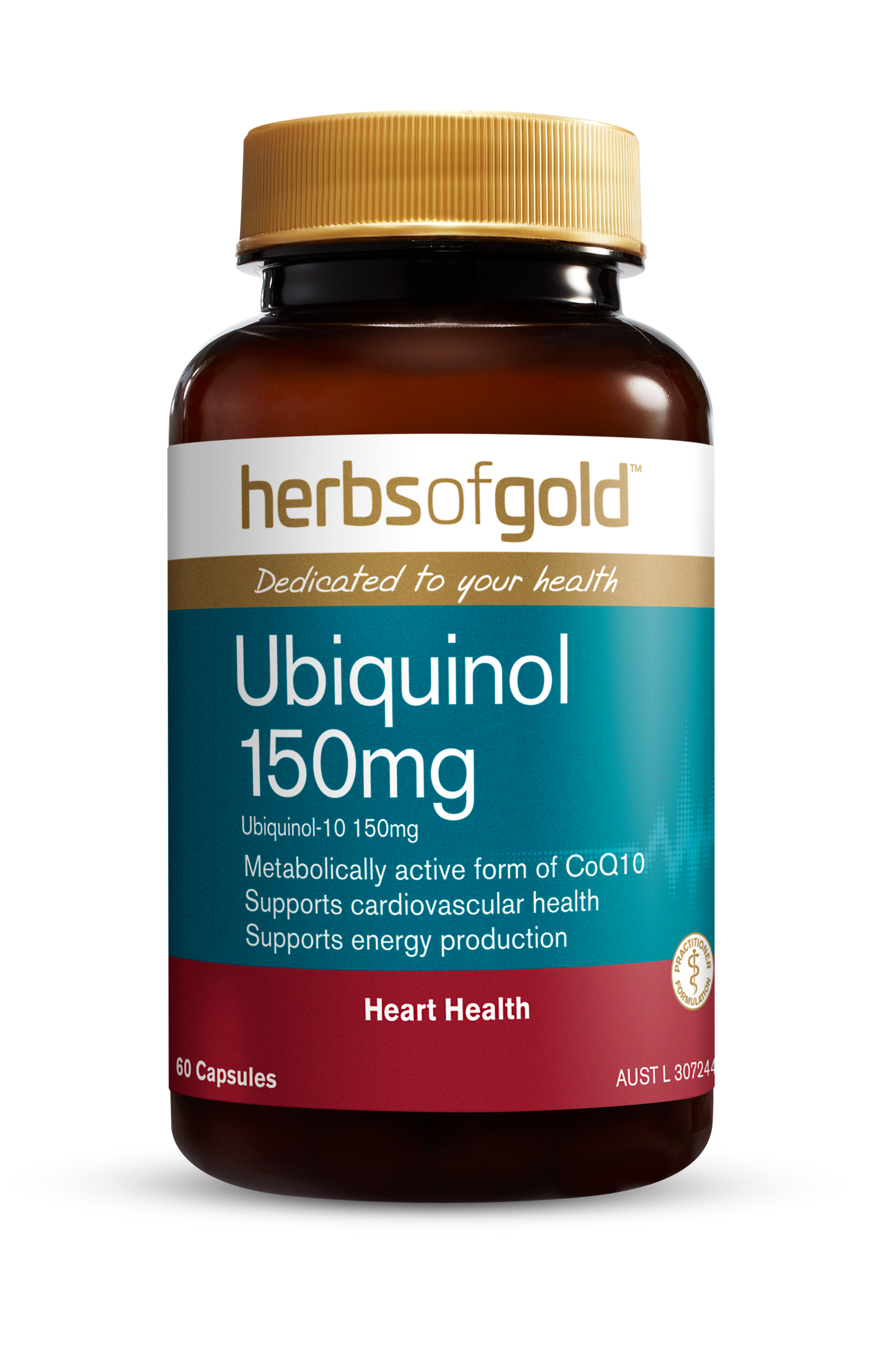Herbs of Gold - Ubiquinol 150mg