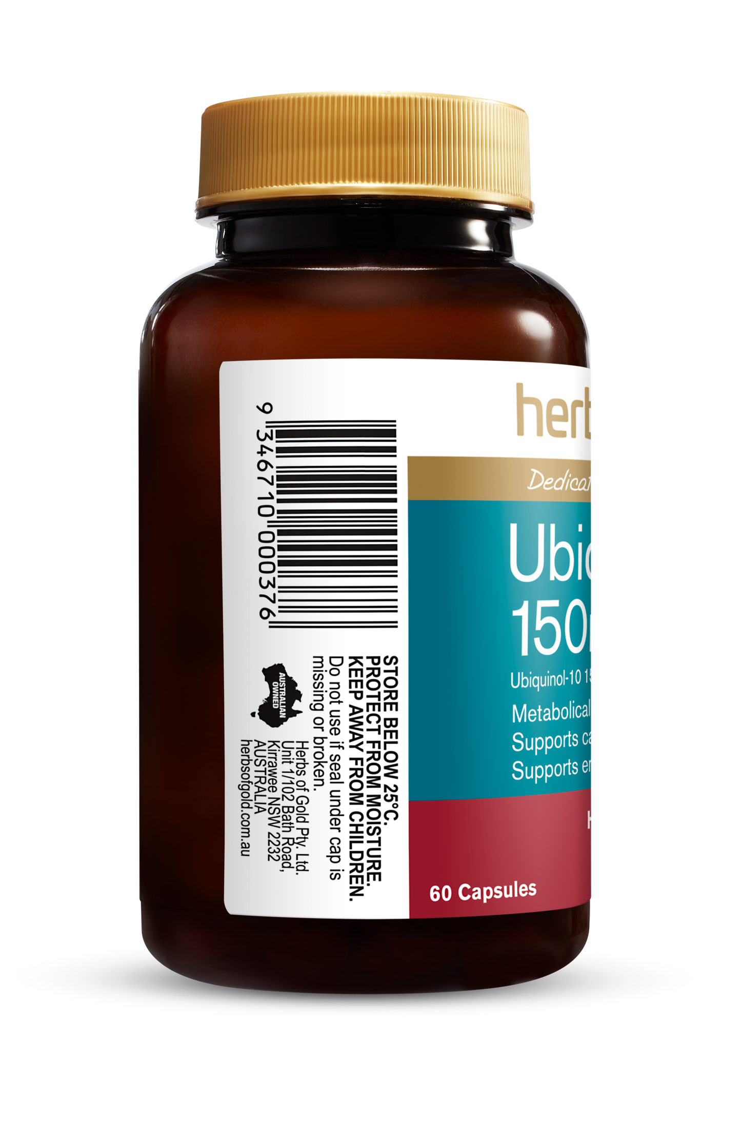 Herbs of Gold - Ubiquinol 150mg