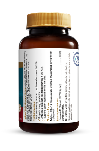 Herbs of Gold - Ubiquinol 150mg