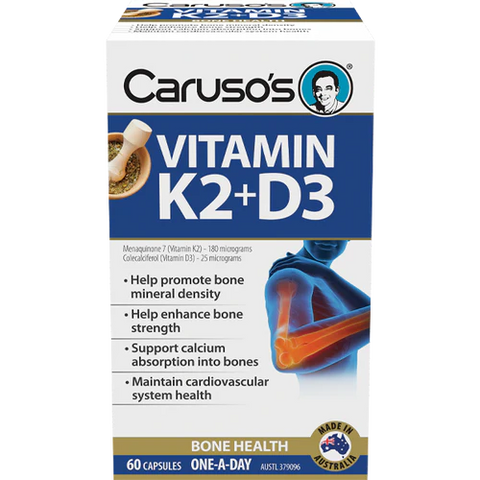 Carusos Vitamin K2 + D3