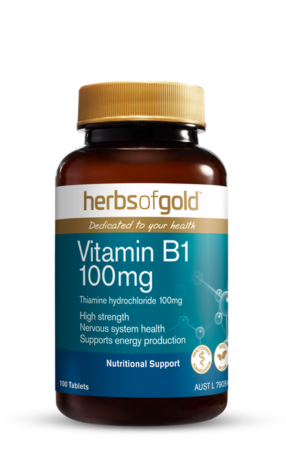 Herbs of Gold - Vitamin B1 100mg