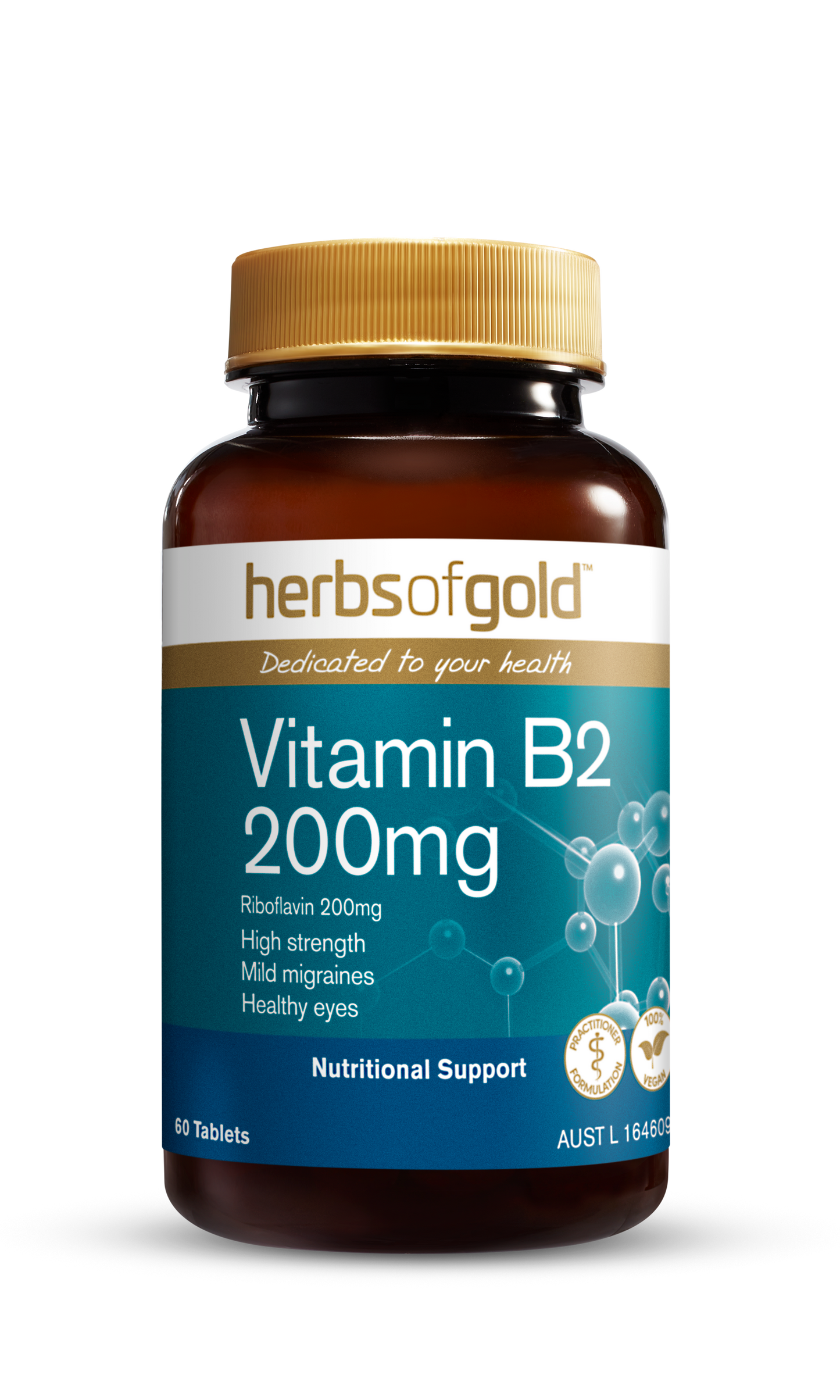 Herbs of Gold - Vitamin B2 200mg