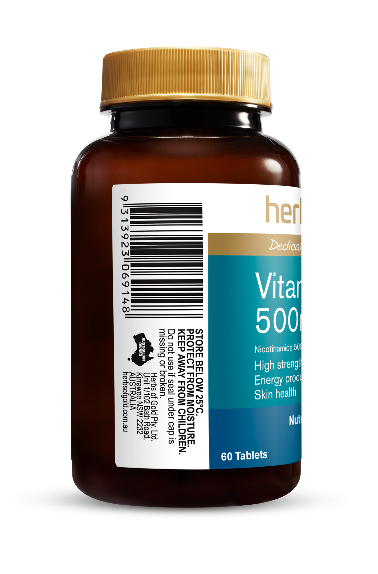Herbs of Gold - Vitamin B3 500mg