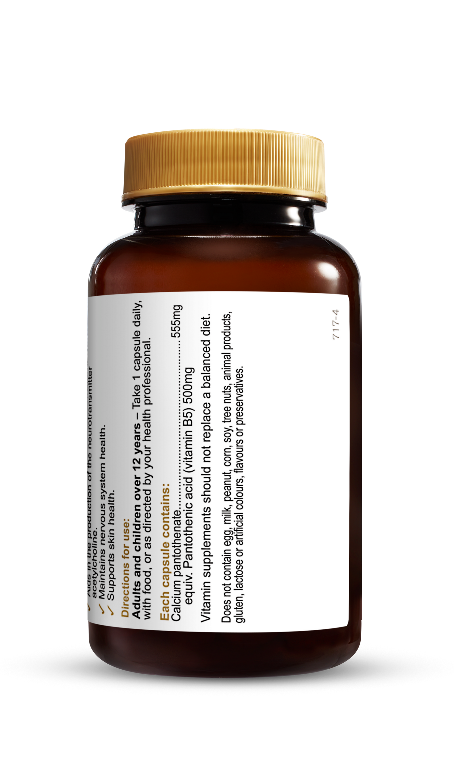 Herbs of Gold - Vitamin B5 500mg