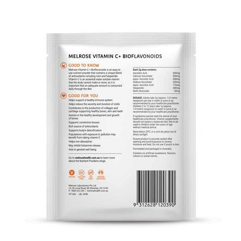 Melrose Vitamin C Plus Bioflavonoids Orange Flavoured