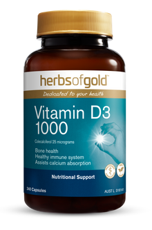 Herbs of Gold - Vegan Vitamin D3 1000