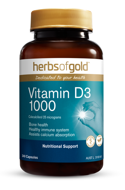 Herbs of Gold - Vegan Vitamin D3 1000
