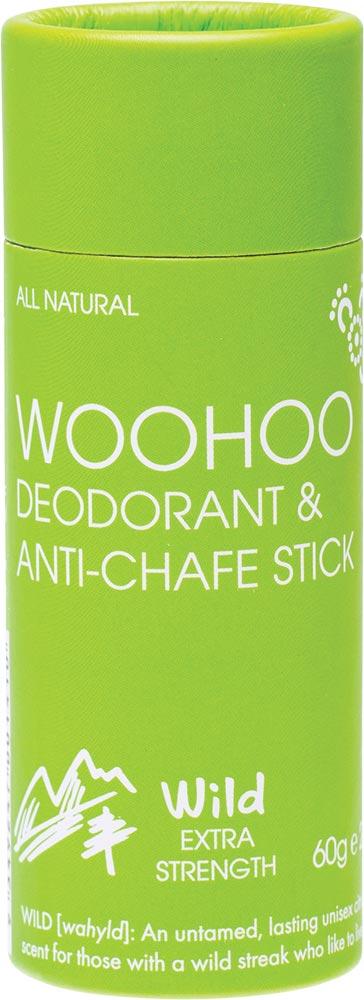 WOOHOO BODY Deodorant & Anti-Chafe Stick Wild Extra Strength