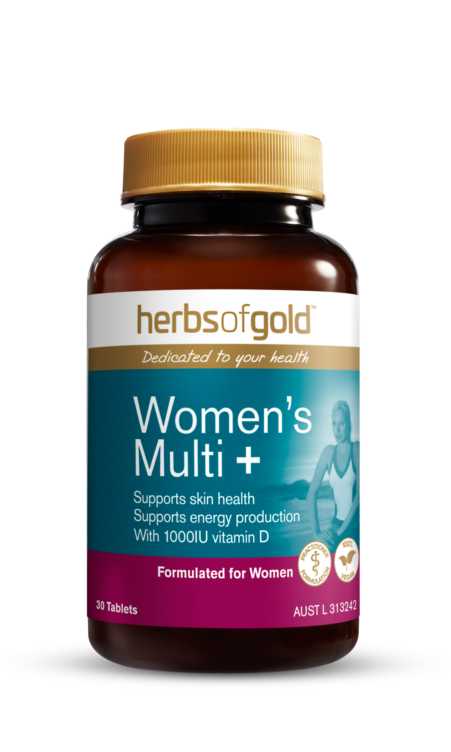 Herbs of Gold - Women's Multi Plus Grapeseed 12000