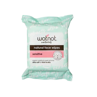 Wotnot Organic Facial Wipes Sensitive