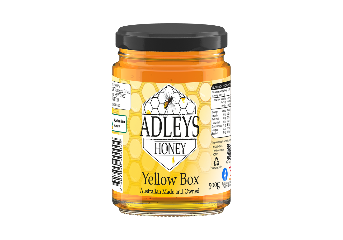 Adley's Yellow Box Honey