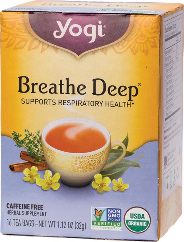 Yogi Tea Herbal Tea Bags Breathe Deep