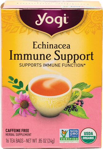 Yogi Tea Herbal Tea Bags Echinacea Immune Support