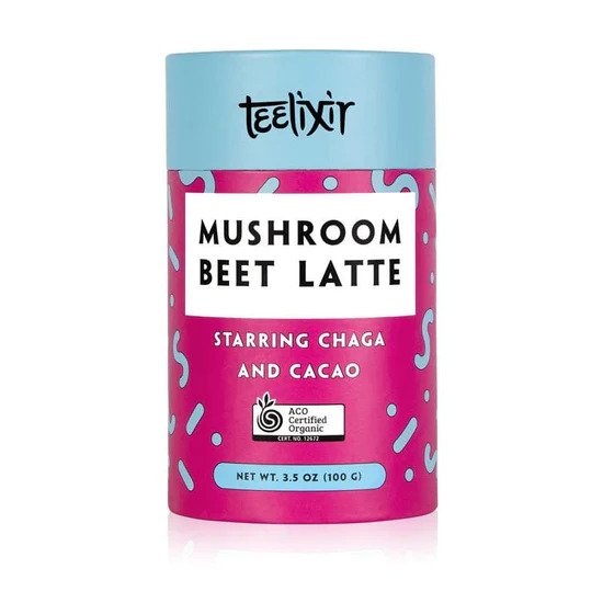 Teelixir Mushroom Beet Latte
