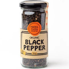 Mindful Foods Organic Peppercorns Black (Whole)