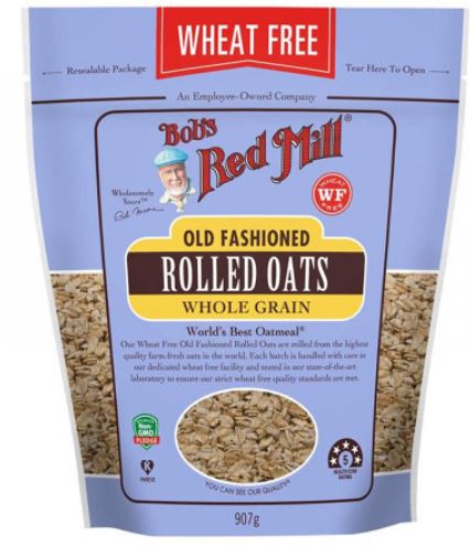 Bob's Red Mill Rolled Oats Pure Wheat Free