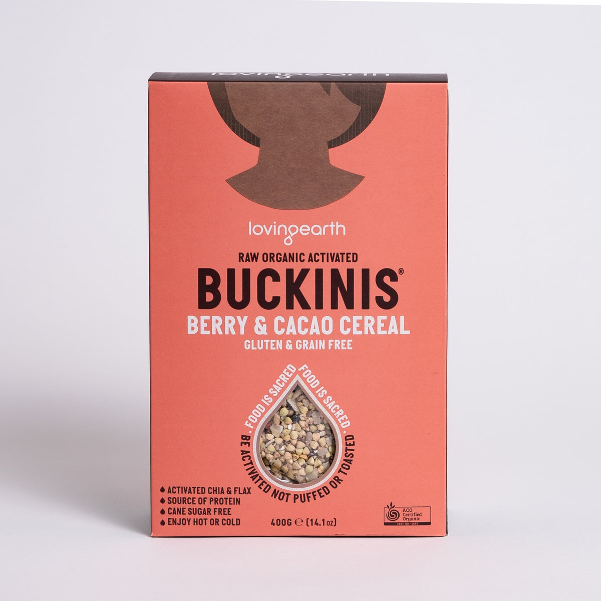 Loving Earth Buckinis Berry & Cacao Cereal