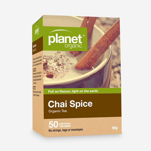 Planet Organic Tea Bags Chai Spice