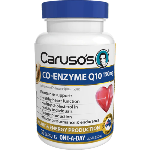 Carusos Co-Enzyme Q10 150mg