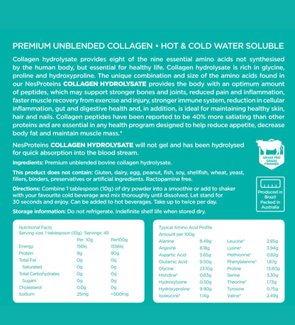 NutraViva Grass Fed Collagen Hydrolysate