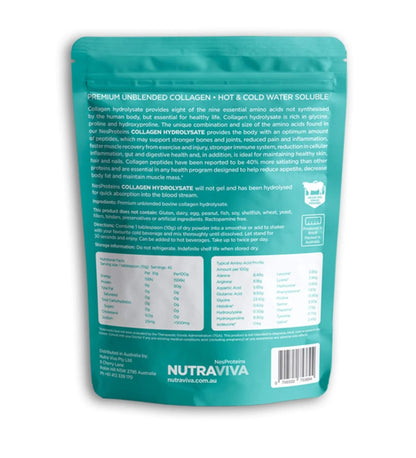 NutraViva Grass Fed Collagen Hydrolysate