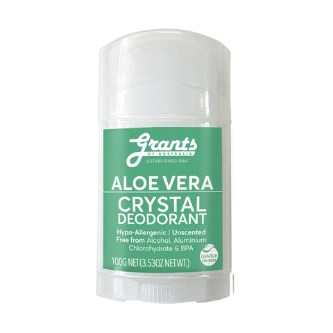 Grants Crystal Deodorant Aloe Vera 100g