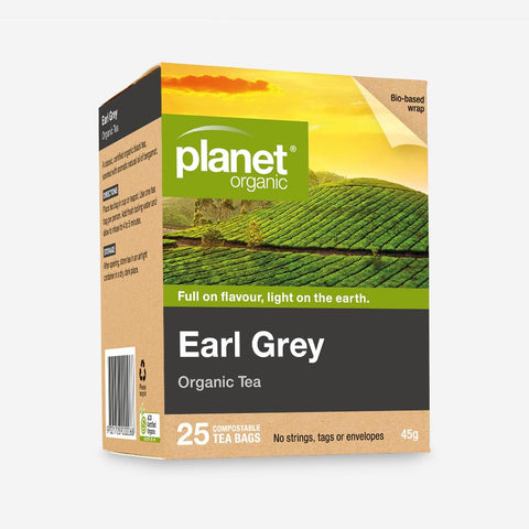 Planet Organic Tea Bags Earl Grey