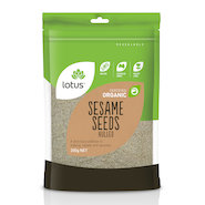 Lotus Sesame Seeds Hulled Organic