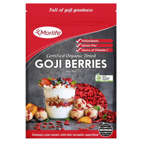Morlife Certified Organic Goji Berries