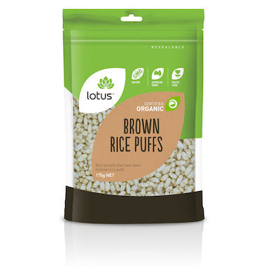 Lotus Rice Puffed Brown Organic