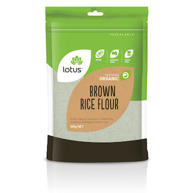 Lotus Rice Flour Brown Organic