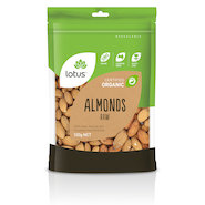 Lotus Almonds Raw Organic